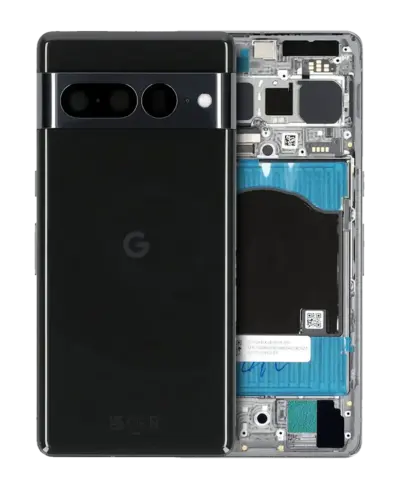 Back Housing For Google Pixel 7 Pro (Genuine OEM) (Obsidian)