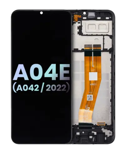 LCD Assembly With Frame For Samsung Galaxy A04E (A042 / 2022) (Service Pack) (All Colors)