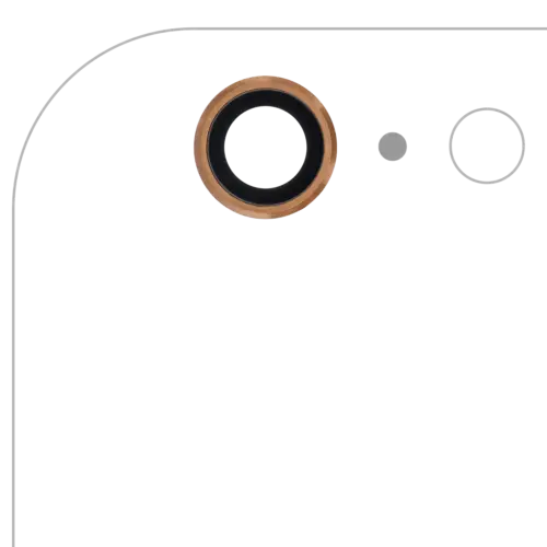 Objectif pour caméra arrière iPhone 6 Plus / 6S Plus (Saphir véritable) (Premium) (Or) (Lot de 10) – Image 3