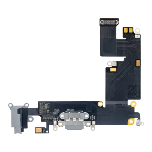 Charging Port Flex Cable For iPhone 6 Plus (Aftermarket) (Space Gray)