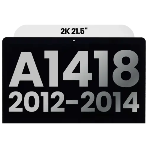 Complete LCD Display Assembly For iMac 21.5" 2K A1418 (2012-2014) (LM215WF3 SDD1 / D2 / D3) (Used OEM Pull: Grade A)