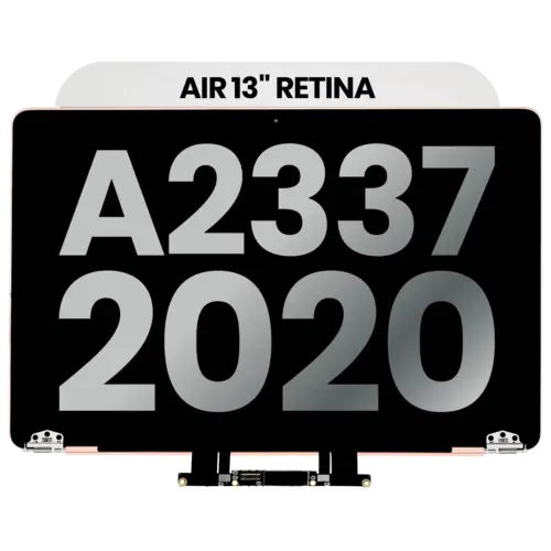Complete LCD Display Assembly For MacBook Air 13" A2337 (2020) (Used OEM Pull: Grade A) (Silver)