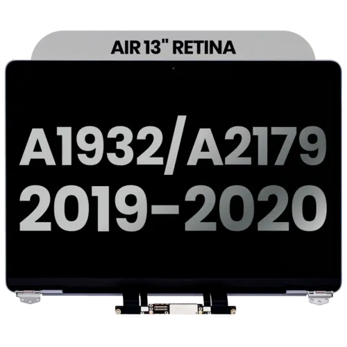 Complete LCD Display Assembly For MacBook Air 13" A1932 (2019) / A2179 (2020) (Used OEM Pull: Grade B) (Space Gray)