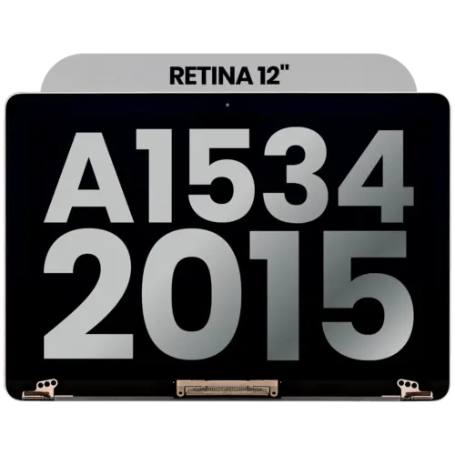 Complete LCD Display Assembly For MacBook 12" A1534 (2015) (Used OEM Pull: Grade A) (Space Gray)