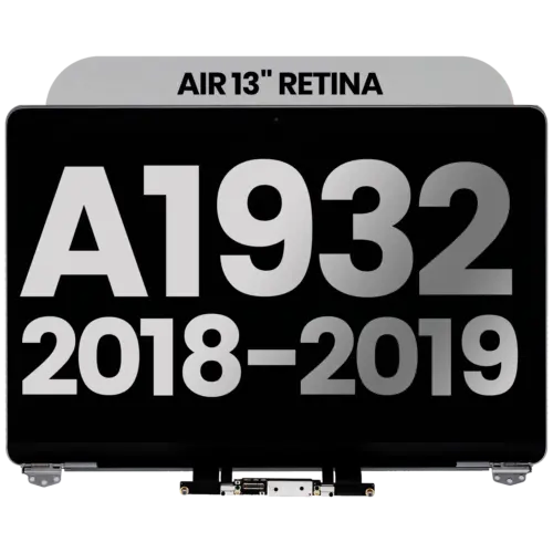 Complete LCD Display Assembly For MacBook Air 13" A1932 (2018-2019) (Used OEM Pull: Grade B) (Space Gray)