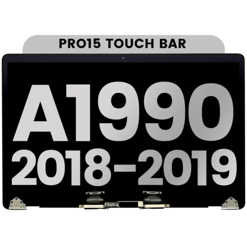 Complete LCD Display Assembly For MacBook Pro 15" A1990 (2018-2019) (Used OEM Pull: Grade B) (Silver)
