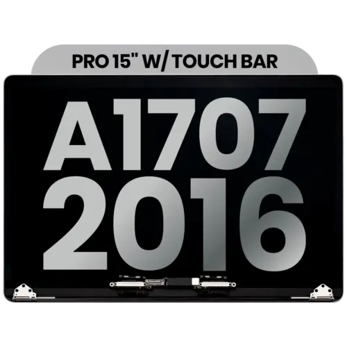 Écran LCD complet pour MacBook Pro 15" A1707 (2016-2017) (Pièce d'origine d'occasion : Grade B) (Gris sidéral)