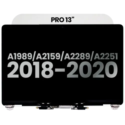Écran LCD complet pour MacBook Pro 13" A1989 (2018-2019) / A2159 (2019) / A2289 / A2251 (2020) (Pièce d'origine d'occasion : Grade A) (Argent) – Image 8