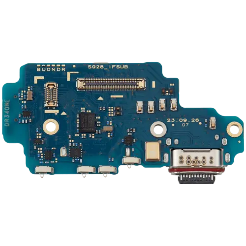 Charging Port Board With Sim Card Reader For Samsung Galaxy S24 Ultra 5G (S928U) (US Version) (Premium)