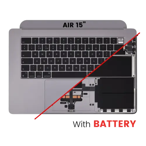 Top Case Assembly With Battery And Keyboard For MacBook Air 15" (A2941 / Mid 2023) (UK Keyboard) (Space Gray) – Image 7