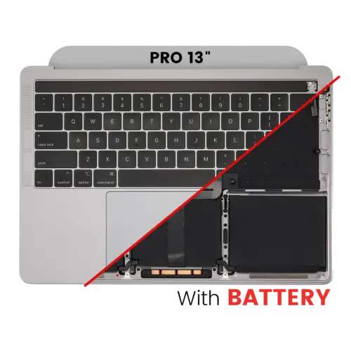 Top Case with Battery and Keyboard (ANSI US) For MacBook Pro 13" A2159 (2019) (Space Gray) – Image 10