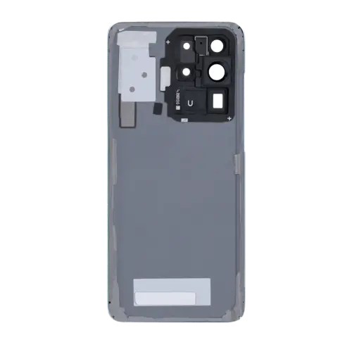Back Cover Glass With Camera Lens For Samsung Galaxy S20 Ultra 5G (No Logo) (Aftermarket Plus) (Cloud Blue) – Image 3