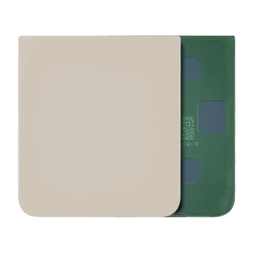 Bottom Back Cover Glass For Samsung Galaxy Z Flip 5 (Service Pack) (Cream)