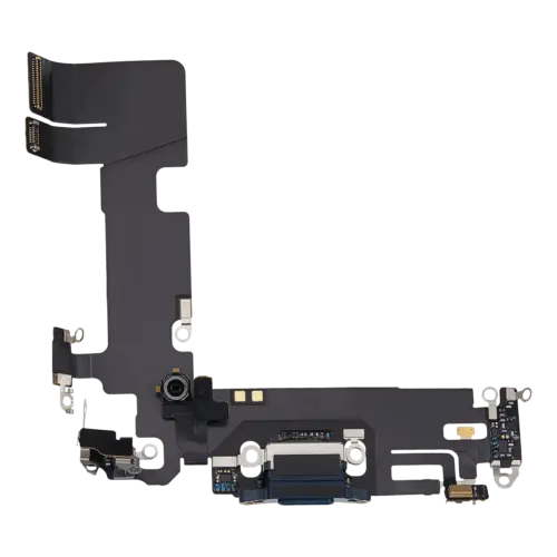 Charging Port Flex Cable For iPhone 13 (Used OEM Pull) (Midnight)
