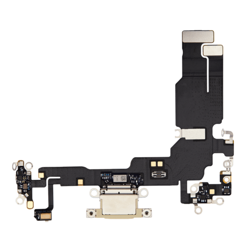 Charging Port Flex Cable For iPhone 15 (Premium) (Yellow) – Image 6