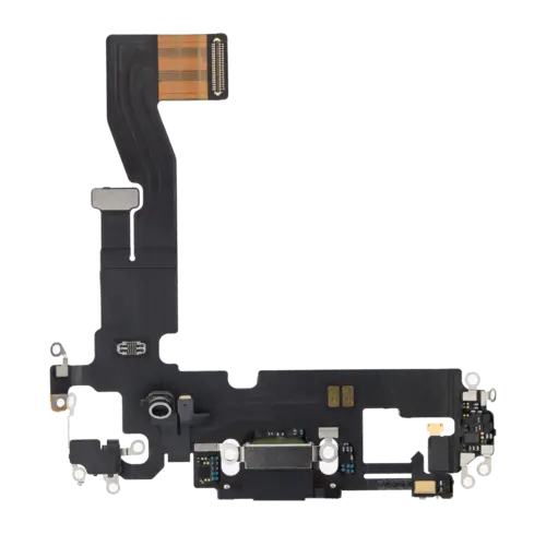 Charging Port Flex Cable For iPhone 12 / 12 Pro (Used OEM Pull) (Graphite)