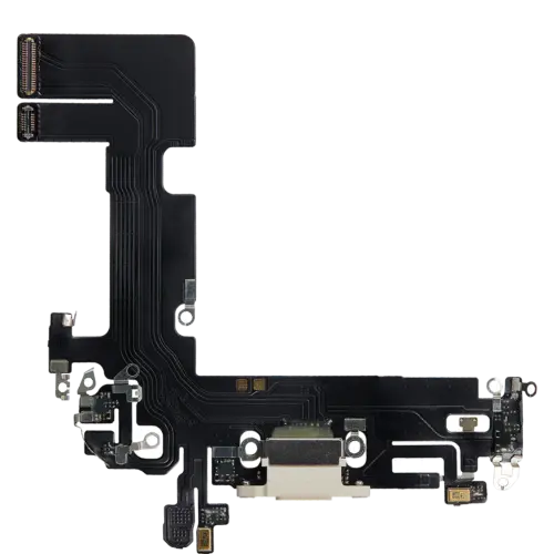 Câble flexible de port de charge pour iPhone 13 (Aftermarket Plus) (Starlight)