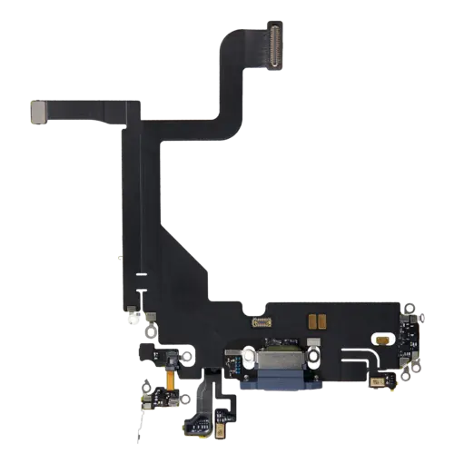 Charging Port Flex Cable For iPhone 13 Pro (Used OEM Pull) (Sierra Blue)