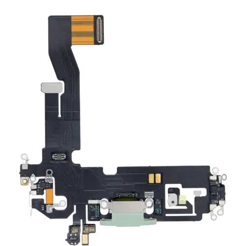 Charging Port Flex Cable For iPhone 12 (Aftermarket Plus) (Green) – Image 8