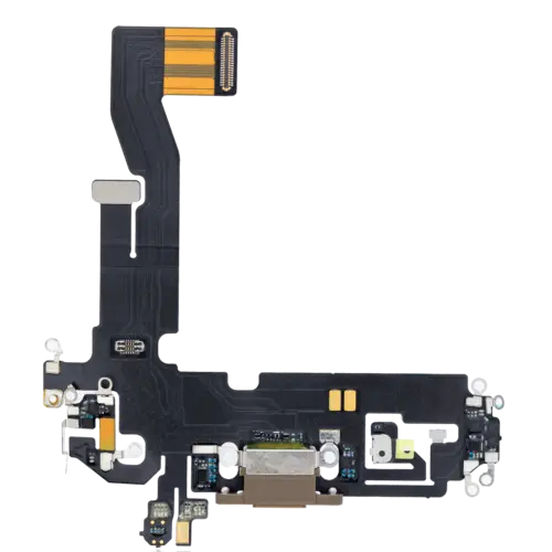 Charging Port Flex Cable For iPhone 12 Pro (Aftermarket Plus) (Gold)