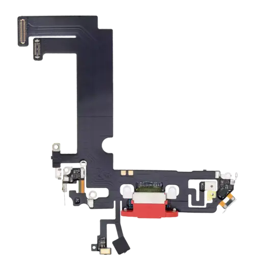 Charging Port Flex Cable For iPhone 12 Mini (Premium) (Red)