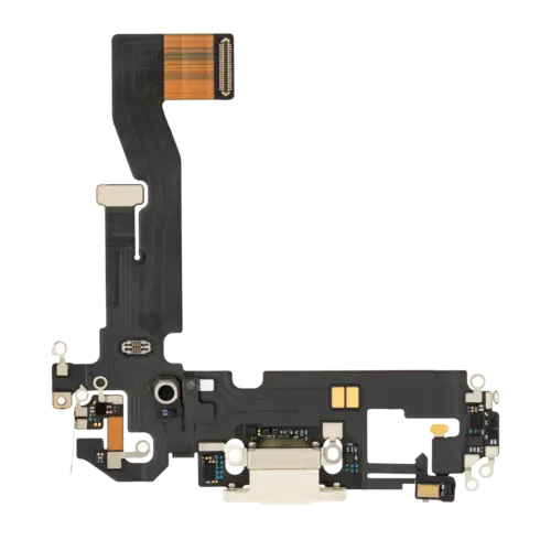 Charging Port Flex Cable For iPhone 12 Pro (Premium) (Gold)