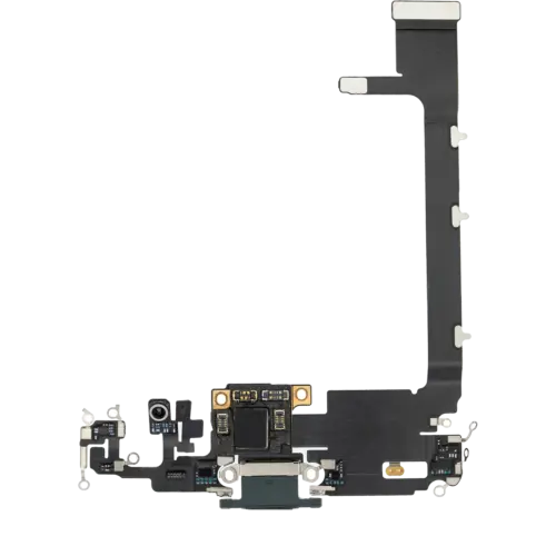 Câble flexible de port de charge avec carte pour iPhone 11 Pro Max (Premium) (Vert nuit) – Image 6