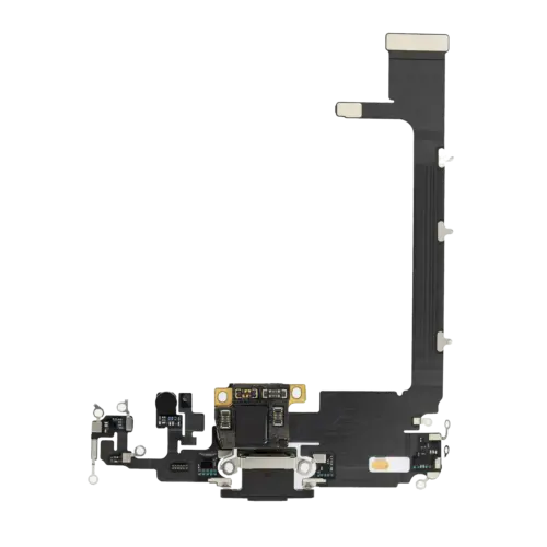 Charging Port Flex Cable With Board For iPhone 11 Pro Max (Premium) (Space Gray) – Image 6