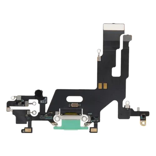 Charging Port Flex Cable For iPhone 11 (Premium) (Green)