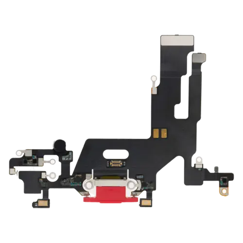 Charging Port Flex Cable For iPhone 11 (Premium) (Red)