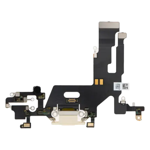 Charging Port Flex Cable For iPhone 11 (Premium) (White)