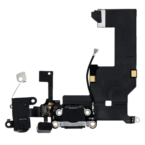 Charging Port Flex Cable For iPhone 5 (Space Gray)