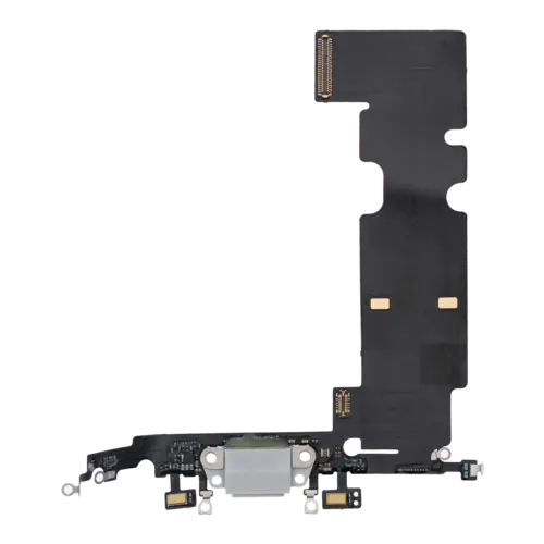Charging Port Flex Cable For iPhone 8 Plus (Premium) (Silver)