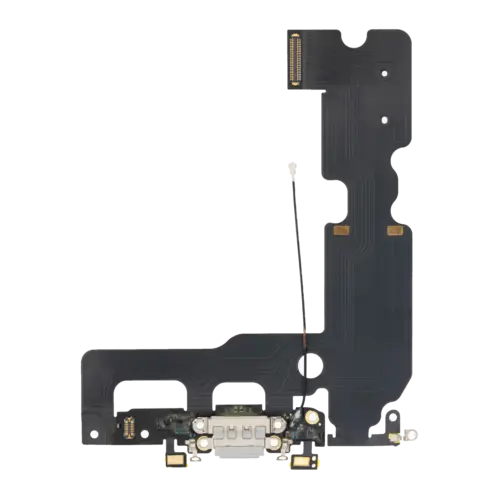 Charging Port Flex Cable For iPhone 7 Plus (Premium) (Silver)