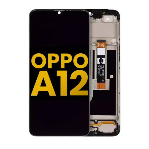 LCD Assembly With Frame For OPPO A12 (Refurbished) (All Colors)