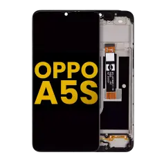 LCD Assembly With Frame For OPPO A5s (Refurbished) (All Colors)
