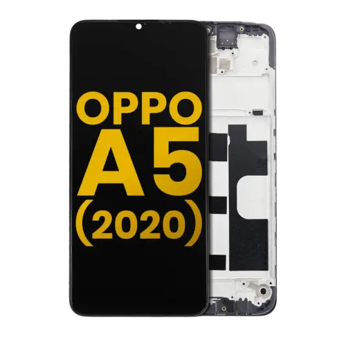 Écran LCD avec cadre pour OPPO A5 (2020) / A9 (2020) / A11 / A11x (reconditionné) (toutes couleurs)