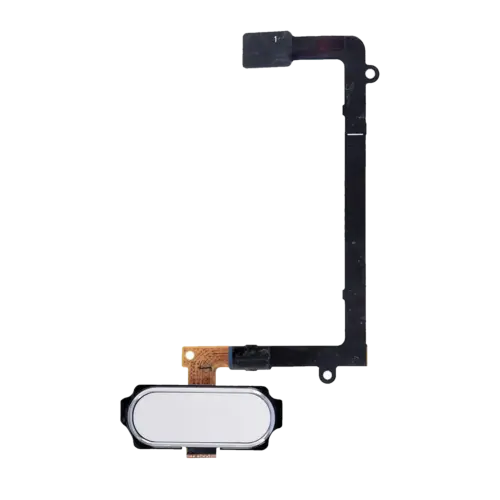 Home Button With Flex Cable For Samsung Galaxy S6 Edge (White)