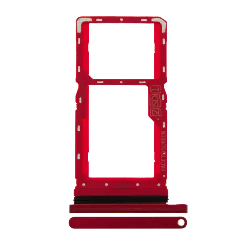 Dual Sim Card Tray For Motorola Moto G8 Play (XT2015 / 2019) (Magenta red)