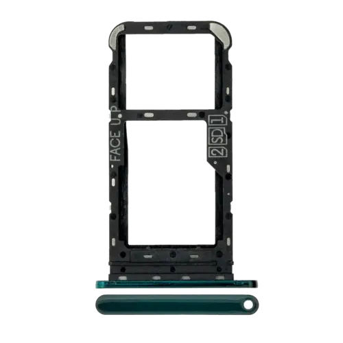 Dual Sim Card Tray For Motorola One Fusion (XT2073 / 2020) (Emerald Green)