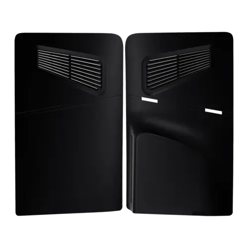 Console Shell For PlayStation 5 Slim (Black) (2 Piece Set)