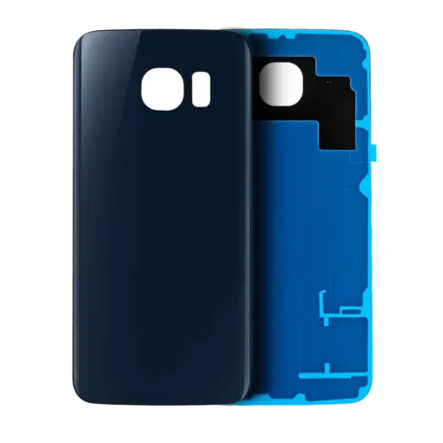Back Cover Glass For Samsung Galaxy S6 (No Logo) (Aftermarket Plus) (Black Sapphire)
