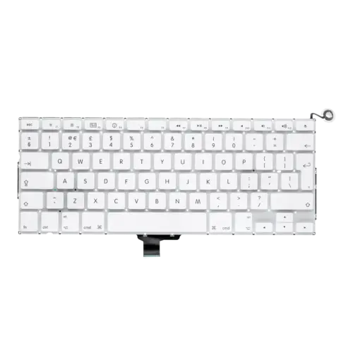 Clavier W/ Backlight & vis pour MacBook 13" A1342 (2009-2010) (UK English)