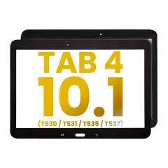 Vitre tactile (digitizer) pour Samsung Galaxy Tab 4 10.1" (T530 / T531 / T535 / T537) (noir)