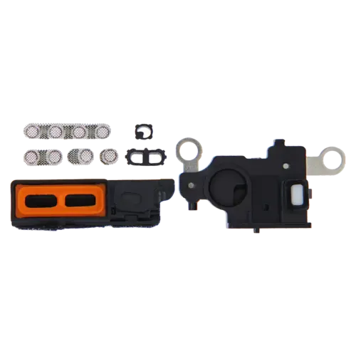 Grille de haut-parleur/micro pour iPhone 13 (lot de 10) (noire)