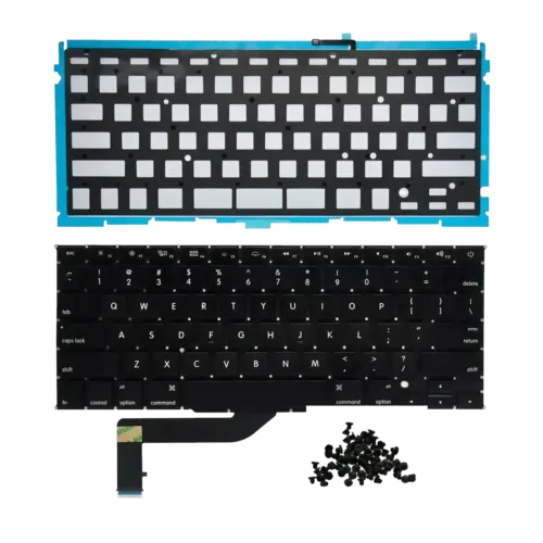 Keyboard W/ Backlight & Screws (US English) For MacBook Pro 15" A1398 (2012-2015)