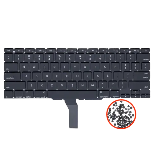 Keyboard W/ Backlight & Screws (US English) For MacBook Air 11" A1465 (2012-2015) / A1370 (2011)
