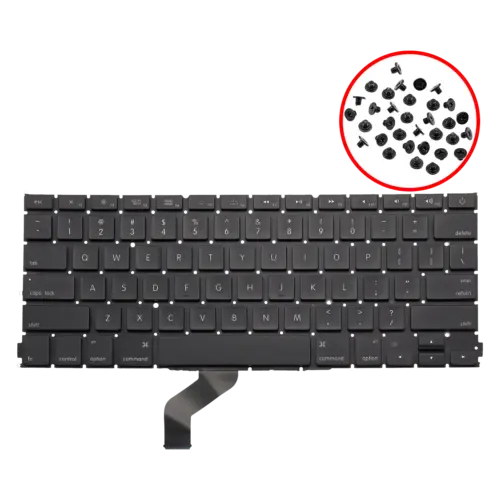 Keyboard W/ Backlight & Screws (US English) For MacBook Pro 13" A1425 (2012-2013)