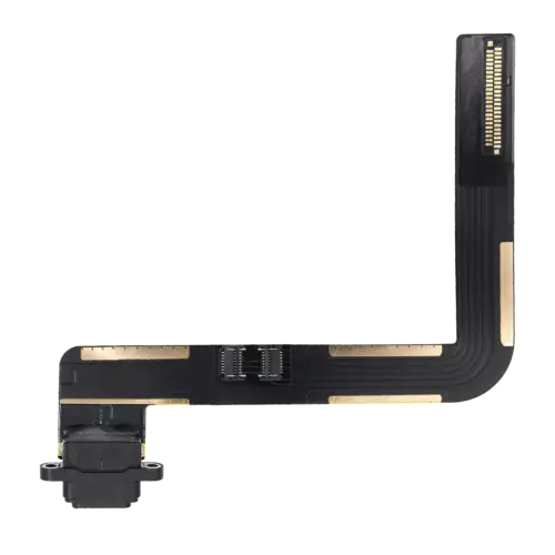 Nappe de connecteur de charge pour iPad Air 1 / iPad 5 (2017) / iPad 6 (2018) (Soldering Required) (compatible qualité supérieure) (noir)