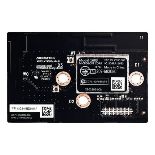 Wireless WiFi Bluetooth Module PCB Board For Xbox One S (Board # 1683)
